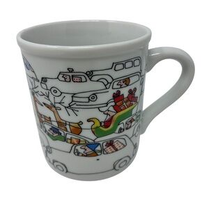 Toscany Collection The Santa Sleigh in Christmas Traffic U.S. Mail Coffee Mug